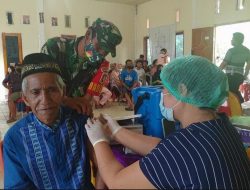 Dukung Percepatan Program Vaksinasi di Parimo, Pemerintah Kecamatan Parigi Barat Genjot Proses Vaksinasi