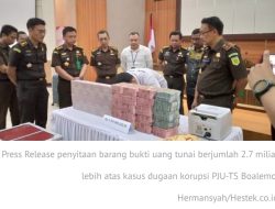 Korupsi PJU-TS Boalemo, Kejati Gorontalo Sita Uang 2.7 Miliar Lebih Dari Kontraktor