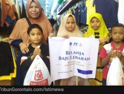 Sasar Mall untuk Belanja Baju Lebaran, YAI Gorontalo Bahagiakan 100 Anak Yatim