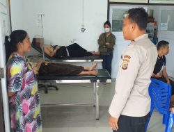 Tabrakan Sepeda Motor di Kintom Banggai, Polisi Evakuasi Korban