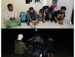 Tim Gabungan Polairud Paleleh – Buol Amankan 5 Pelaku Dugaan Iligal Fishing