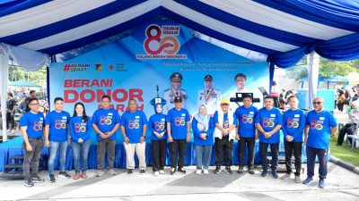 HUT ke-80 PMI, Gubernur Anwar Hafid Launching Program ‘Berani Donor Darah’