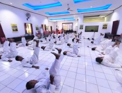 Polres Donggala Gelar Ujian Beladiri Personil POLRI Periode 1 Januari 2026, Ini Penjelasan Kabag SDM