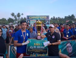 Taklukan Badai Timur FC 5 – 1, Dusunan Barat Juara Kaka Baju Hitam 2026 