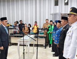 Bupati Ilham Lawidu Lantik Puluhan Pejabat, Tekankan Amanah dan Tanggung Jawab