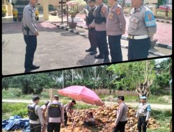 Polsek Parigi Gelar Patroli dan Imbau Warga Cegah Kebakaran Lahan