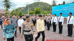 Operasi Ketupat 2026 Digelar, Bupati Erwin Burase Jadi Inspektur Upacara Membacakan Laporan Tertulis Kapolri