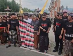 Semarakan Rangkaian Tawur Ageng Kesanga, Wakil Bupati H.Abdul Sahid Melepas Ogoh-Ogoh Desa Purwosari