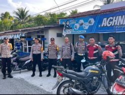 Polisi Kawal Kegiatan Fun Run dan Jalan Santai Reuni SMAN 1 Ampana Kota