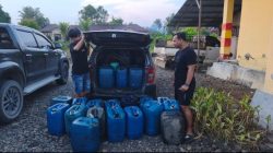 Aksi Penimbunan Solar Subsidi Warga Asal Morut Berakhir di Polres Banggai