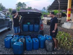 Aksi Penimbunan Solar Subsidi Warga Asal Morut Berakhir di Polres Banggai